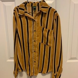 Striped button up